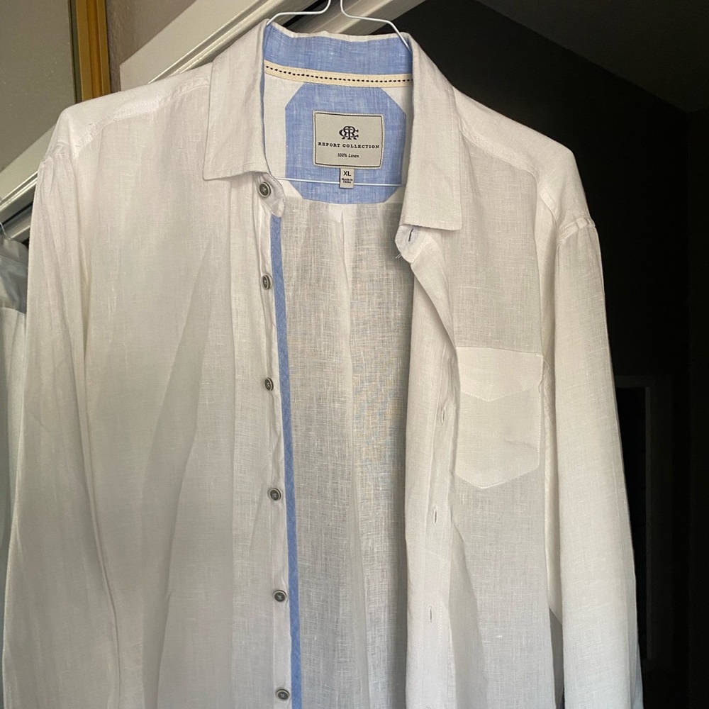 Report Collection Linen Shirt